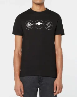 Online Replay T-Shirt Tri Logo Cent noir