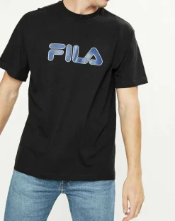 Homme Fila T-Shirt Usher noir