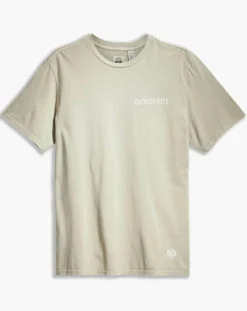 Outlet Dockers T-Shirt WaterLess kaki clair