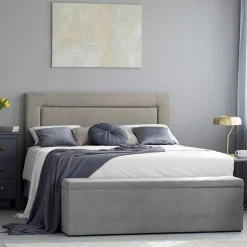 Mazzini Sofas Tête de lit Ancona crème - 160x120 cm