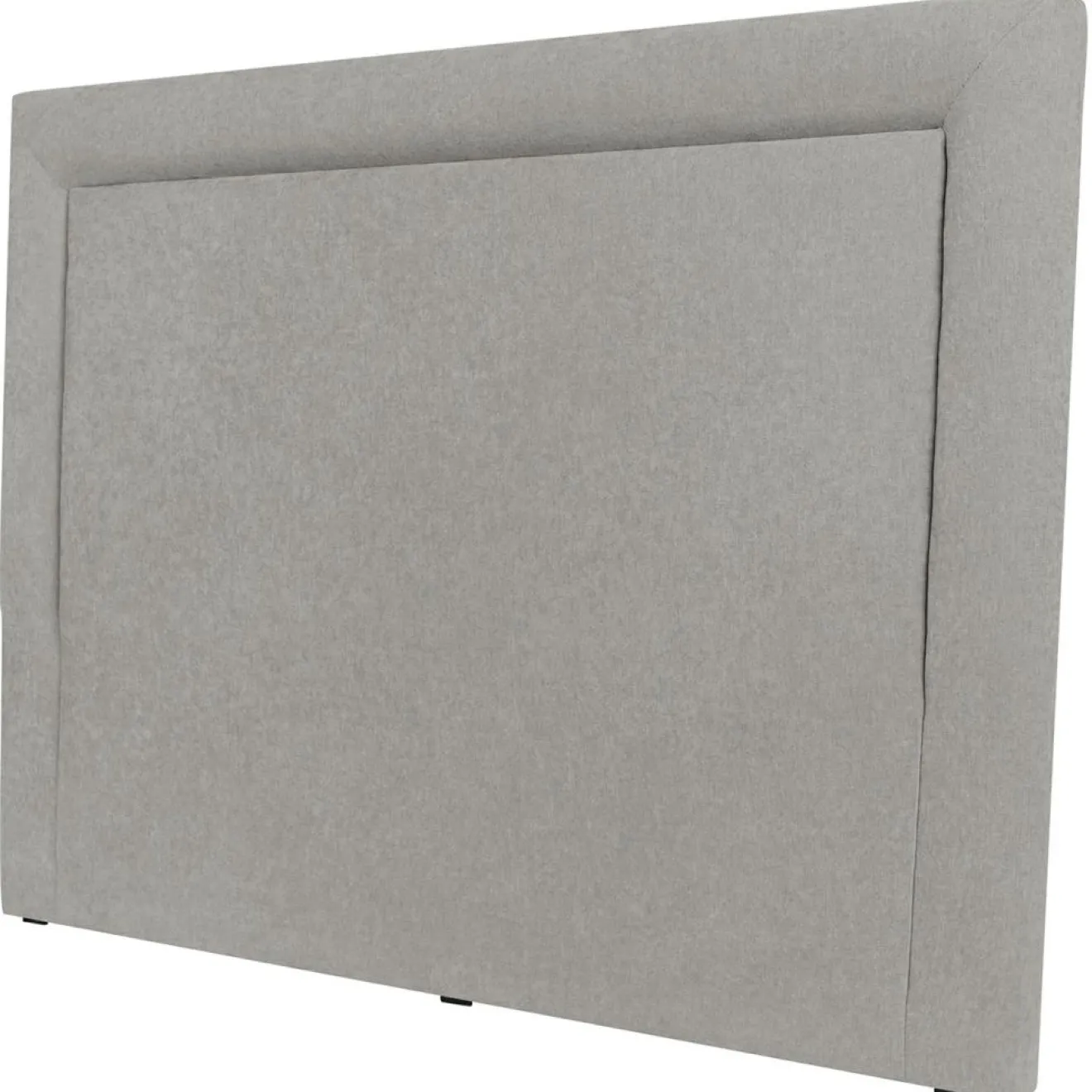 Mazzini Sofas Tête de lit Ancona gris clair - 200x120 cm