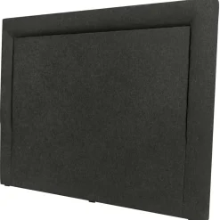 Mazzini Sofas Tête de lit Ancona noire - 160x120 cm