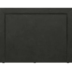 Mazzini Sofas Tête de lit Ancona noire - 200x120 cm
