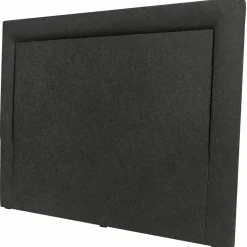 Mazzini Sofas Tête de lit Ancona noire - 200x120 cm