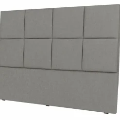 Mazzini Sofas Tête de lit Barletta gris clair - 160x120 cm