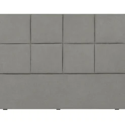 Mazzini Sofas Tête de lit Barletta gris clair - 180x120 cm