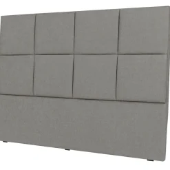 Mazzini Sofas Tête de lit Barletta gris clair - 180x120 cm