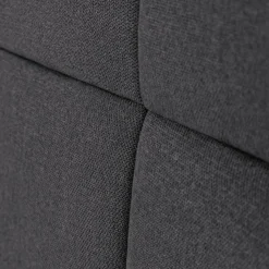 Hot Mazzini Sofas Tête de lit Barletta gris foncé - 140x120 cm