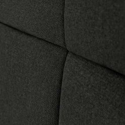 Mazzini Sofas Tête de lit Barletta noire - 160x120 cm