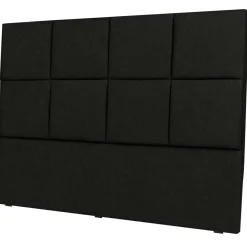 Hot Mazzini Sofas Tête de lit Barletta noire - 140x120 cm