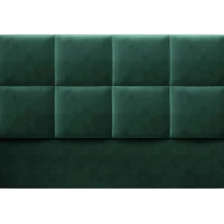 Clearance Mazzini Sofas Tête de lit en Velours Begonia vert bouteille - 160 cm