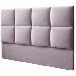 Sale Mazzini Sofas Tête de Lit en Velours Begonia lavande - 140x120 cm
