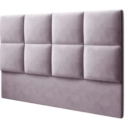 Mazzini Sofas Tête de lit en Velours Begonia lavande - 160x120 cm