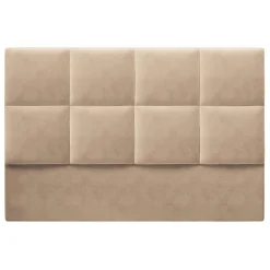 Best Mazzini Sofas Tête de lit en Velours Begonia beige - 160 cm