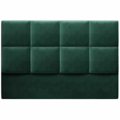 Best Mazzini Sofas Tête de Lit en Velours Begonia vert bouteille - 140x120 cm