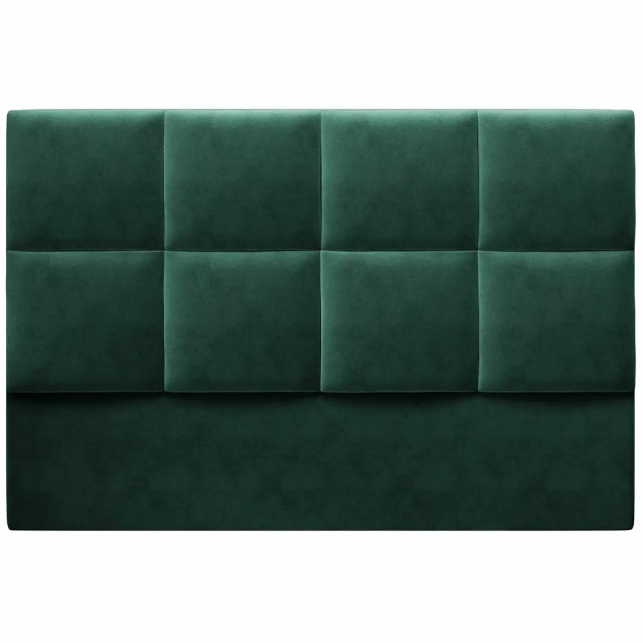 Best Mazzini Sofas Tête de Lit en Velours Begonia vert bouteille - 140x120 cm