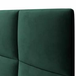 Best Mazzini Sofas Tête de Lit en Velours Begonia vert bouteille - 140x120 cm