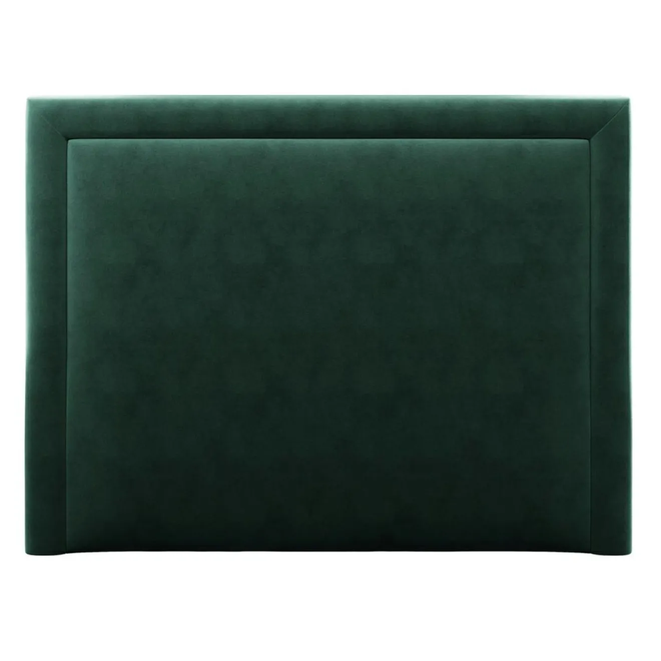 New Mazzini Sofas Tête de Lit en Velours Primevere vert bouteille - 160x120 cm