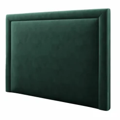 New Mazzini Sofas Tête de Lit en Velours Primevere vert bouteille - 160x120 cm