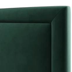 New Mazzini Sofas Tête de Lit en Velours Primevere vert bouteille - 160x120 cm