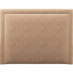 Mazzini Sofas Tête de lit en Velours Primevere beige - 200x10x120 cm