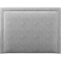 Clearance Mazzini Sofas Tête de lit en Velours Primevere gris clair - 180x120 cm