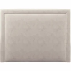 Mazzini Sofas Tête de lit en Velours Primevere beige clair - 180x120 cm