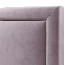Best Mazzini Sofas Tête de lit en Velours Primevere lavande - 180x34x47 cm