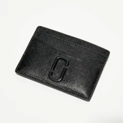 Online Marc Jacobs Étui pour cartes Snapshot DTM en Cuir noir - 10x7 cm