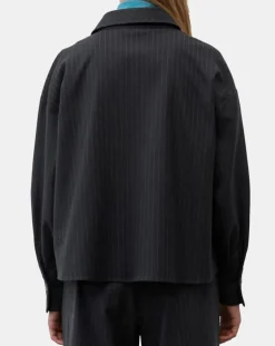 Hot Marc O'Polo Veste à rayures noire