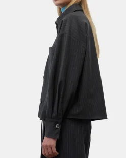 Hot Marc O'Polo Veste à rayures noire