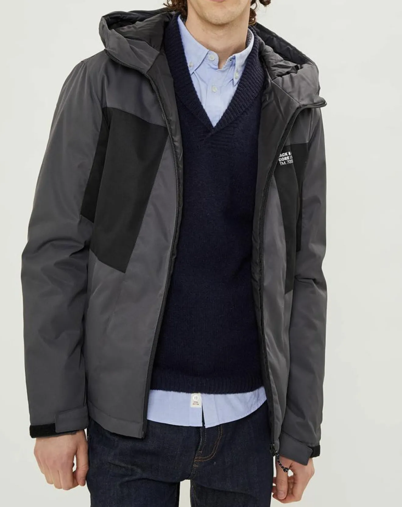 New Jack & Jones Veste à capuche Jwhbest asphalt