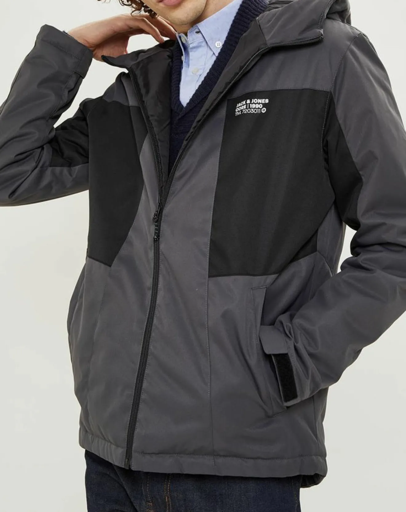 New Jack & Jones Veste à capuche Jwhbest asphalt