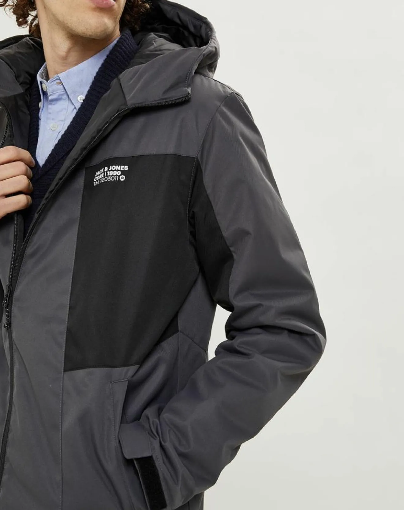 New Jack & Jones Veste à capuche Jwhbest asphalt