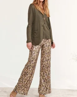 Discount Lauren Vidal Veste 100% Lin Essential bronze