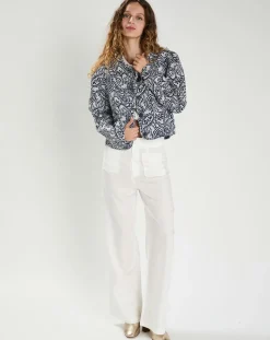 Femme The Korner Veste Anais bleue