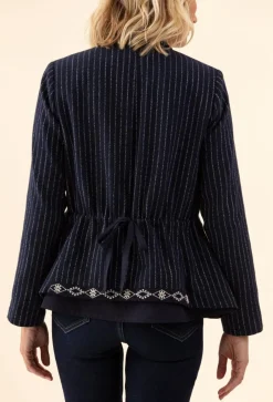 Femme Bleu Blanc Rouge Veste Aston bleu