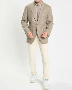 Homme Hackett London Veste avec parement amovible beige