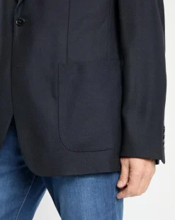 Homme Hackett London Veste avec parement amovible bleu marine