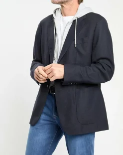 Homme Hackett London Veste avec parement amovible bleu marine