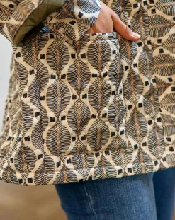 Outlet Lauren Vidal Veste Bic imprimée palme