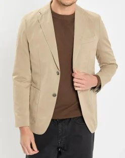 Homme Marc O'Polo Veste blazer regular fit beige