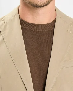 Homme Marc O'Polo Veste blazer regular fit beige