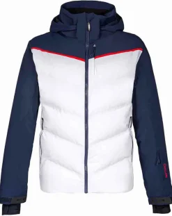 Homme Duvillard Veste Charly blanc/bleu