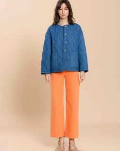 Femme The Korner Veste Clara bleue