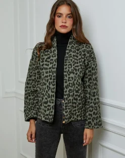 New L'Armoire de Suzette Veste Coralie kaki