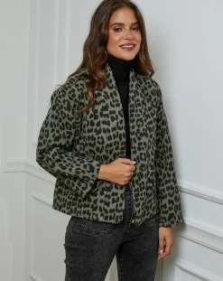 New L'Armoire de Suzette Veste Coralie kaki