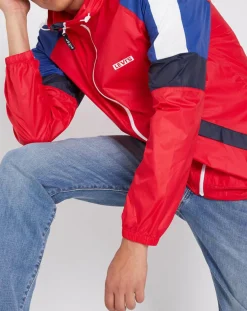 Clearance Levi's® Veste coupe vent Colorblock Windrunner rouge