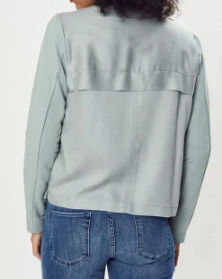 Online Esprit Veste courte à poche gris bleuté
