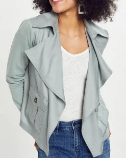Online Esprit Veste courte à poche gris bleuté